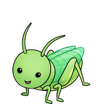 220x220 Grasshopper Fluff Favourites Clip Art, Animal