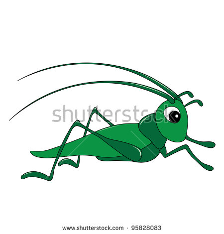 450x470 Grasshopper Summer Clipart