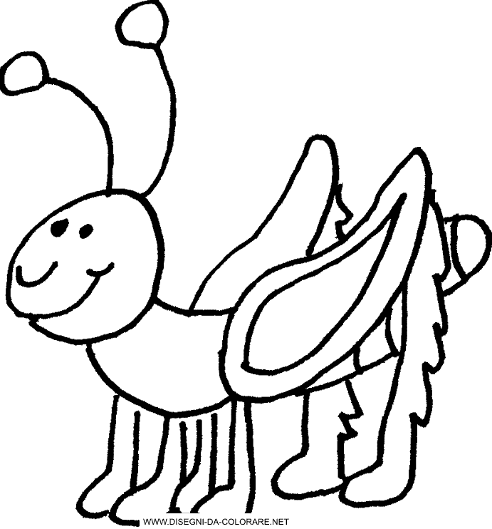 691x742 Grasshopper Coloring Pages For Kids