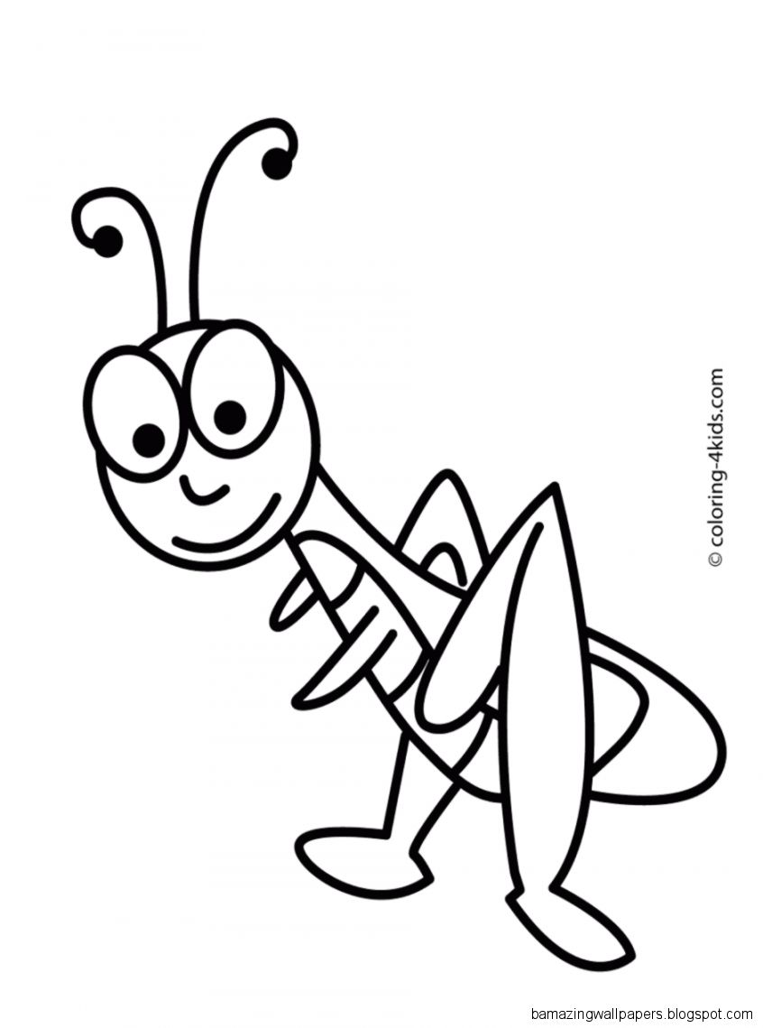 846x1139 Grasshopper Clipart Black White. Grasshopper Clipart Black