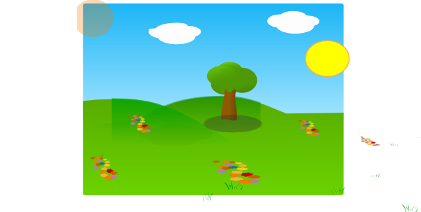 600x303 Landscape Clip Art