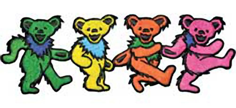 1001x458 Dancing Bears Grateful Dead Clip Art Clipart