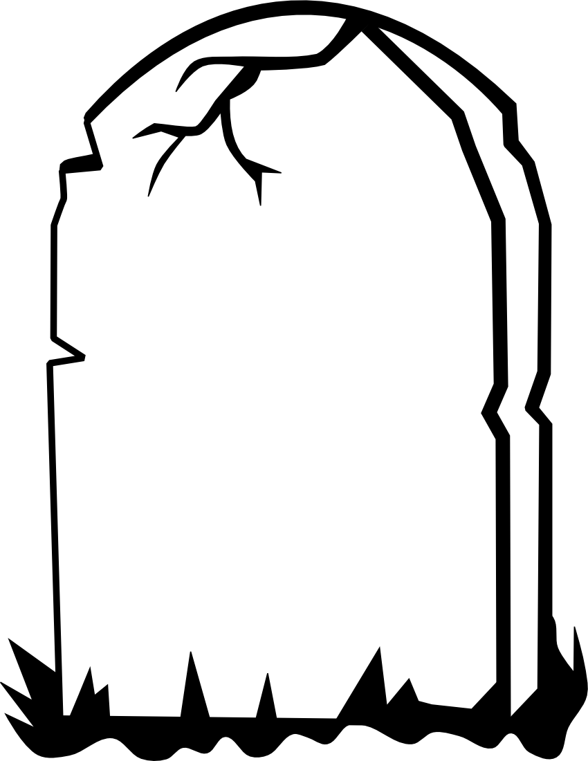 850x1100 Tombstone Clip Art Gravestone Clipart