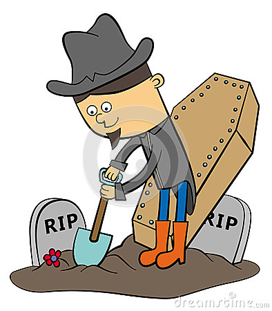 394x450 Graves Clipart Burial