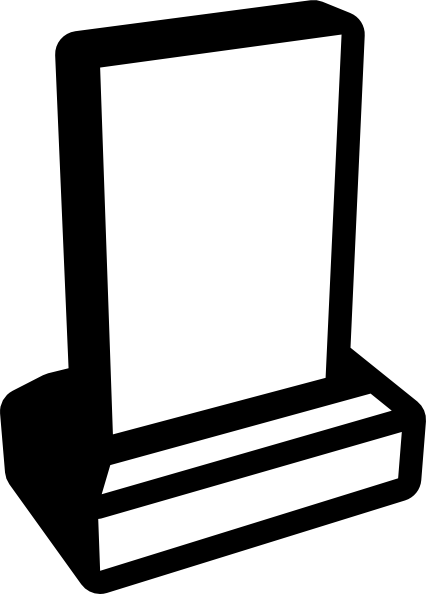 426x594 Memorial Grave Sign Clip Art Free Vector 4vector