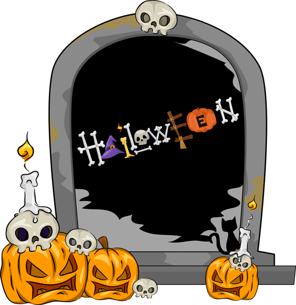 600x618 Gravestone Clipart Halloween Tombstone