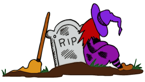 300x169 Witch Nap In Graveyard Clip Art Download