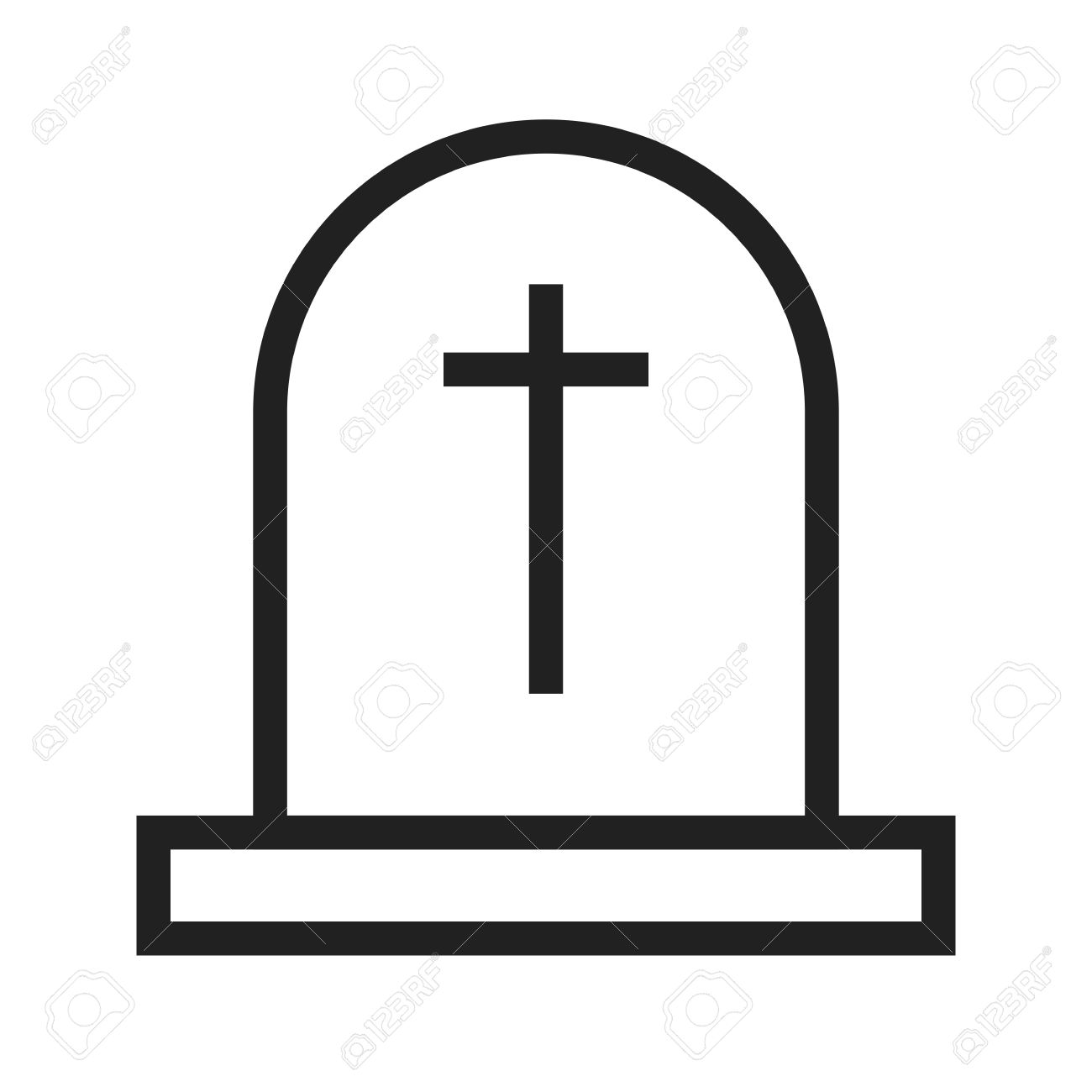 1300x1300 Grave, Death, Funeral Icon Vector Image.can Also Be Used