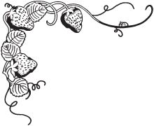 220x180 Clipart Image For Headstone Monument Floral Border 11 Headstones