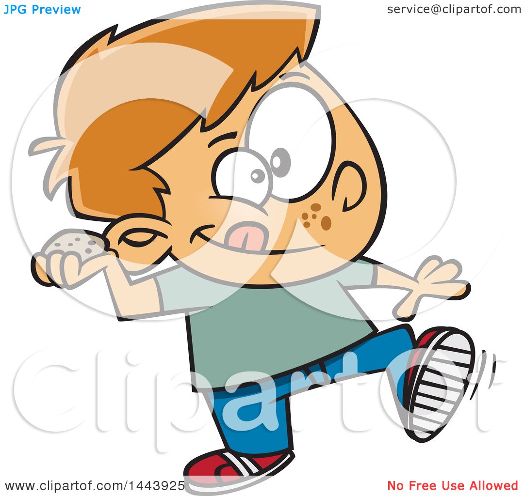 1080x1024 Clipart Of A Cartoon White Boy Throwing A Stone