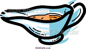 300x172 Gravy Bowl Vector Clip Art