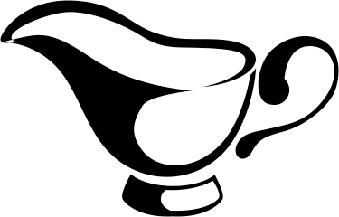 375x240 Kitchen Stickers Gravy Boat