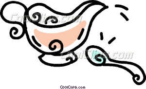 300x183 Gravy Boat Vector Clip Art