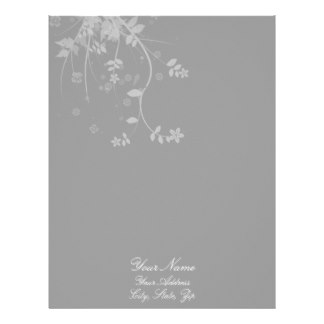 324x324 Light Gray Letterhead Zazzle