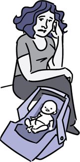 162x327 Depression Clipart Mom
