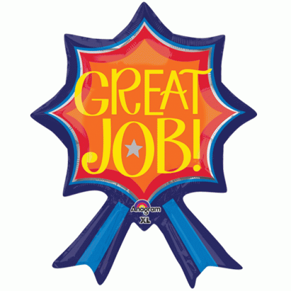 600x600 Anagram 20x24 Inch Blue Ribbon Great Job