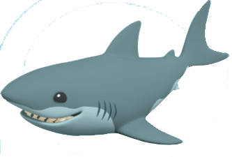 333x225 Great White Shark Clipart