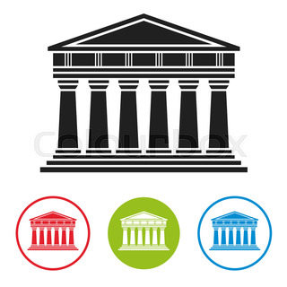 320x320 Greek Temple Stock Vector Colourbox