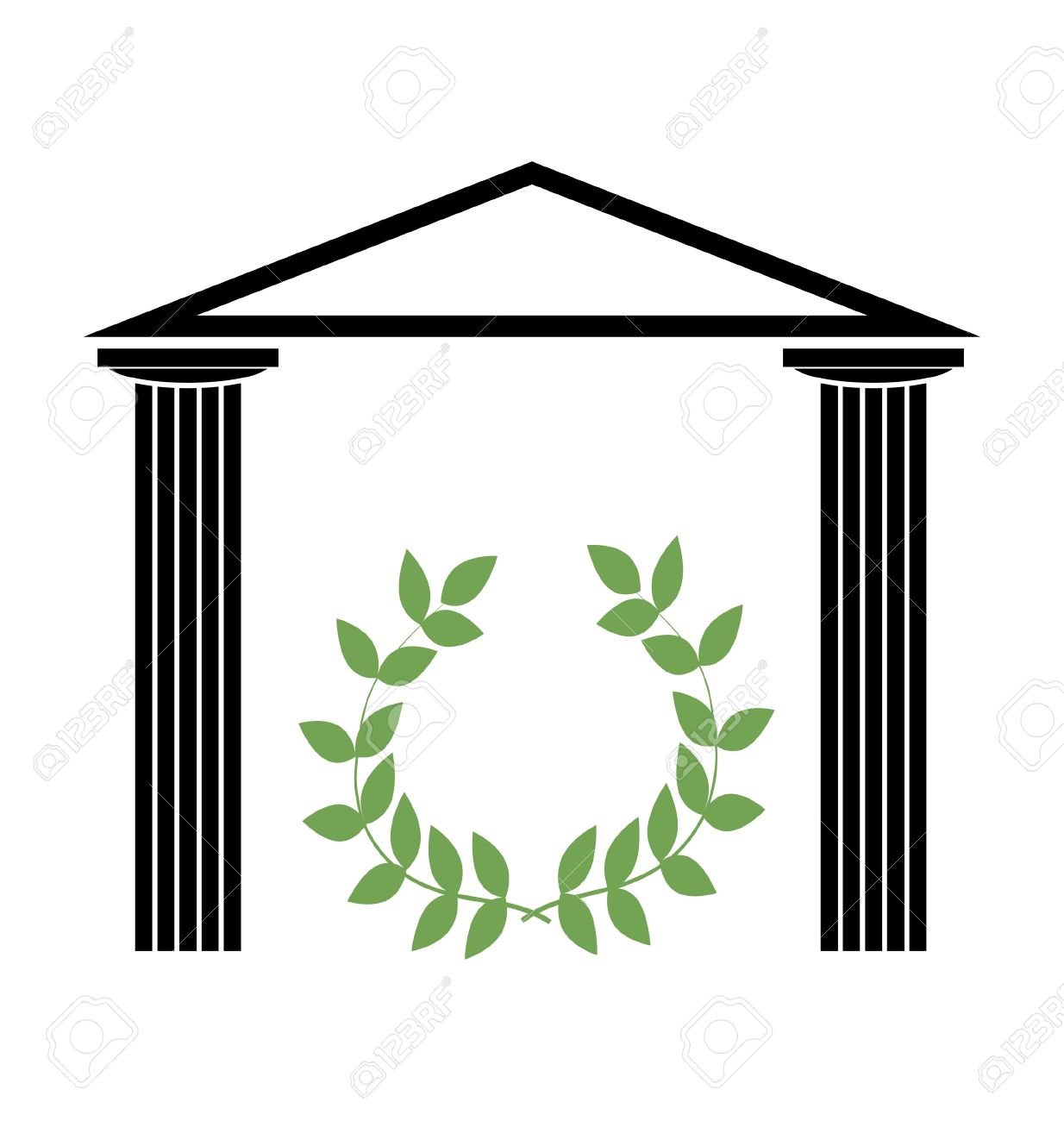 Greek Temple Clipart 