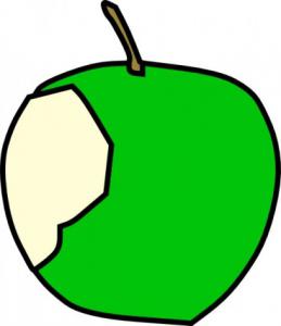 259x300 Green Apple Clip Art Download