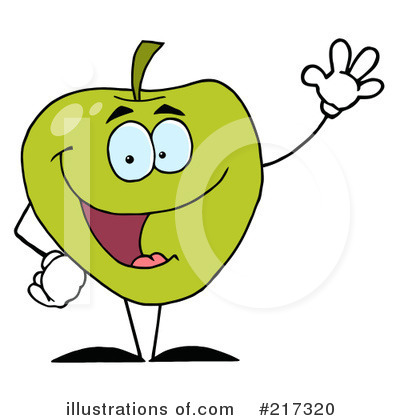 400x420 Green Apple Clipart