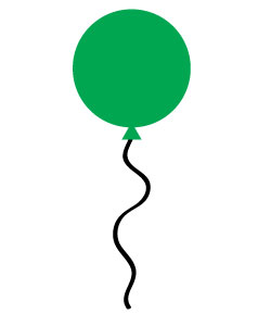 250x300 Free Green Balloon Clipart Scan N Cut Free