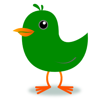 333x330 Green Bird Clip Art Cliparts