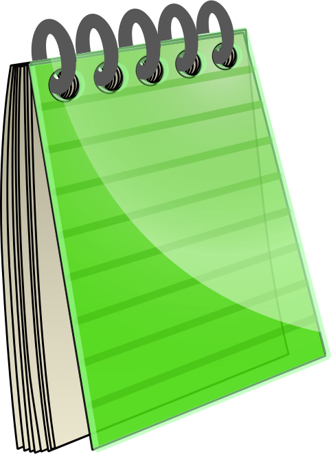 482x661 Notebook Clip Art