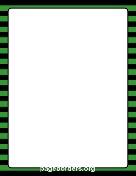 470x608 Green And Black Striped Border Clip Art, Page Border, And Vector