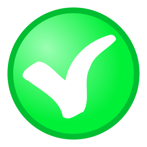 500x500 Green Tick Green Check Mark Clip Art