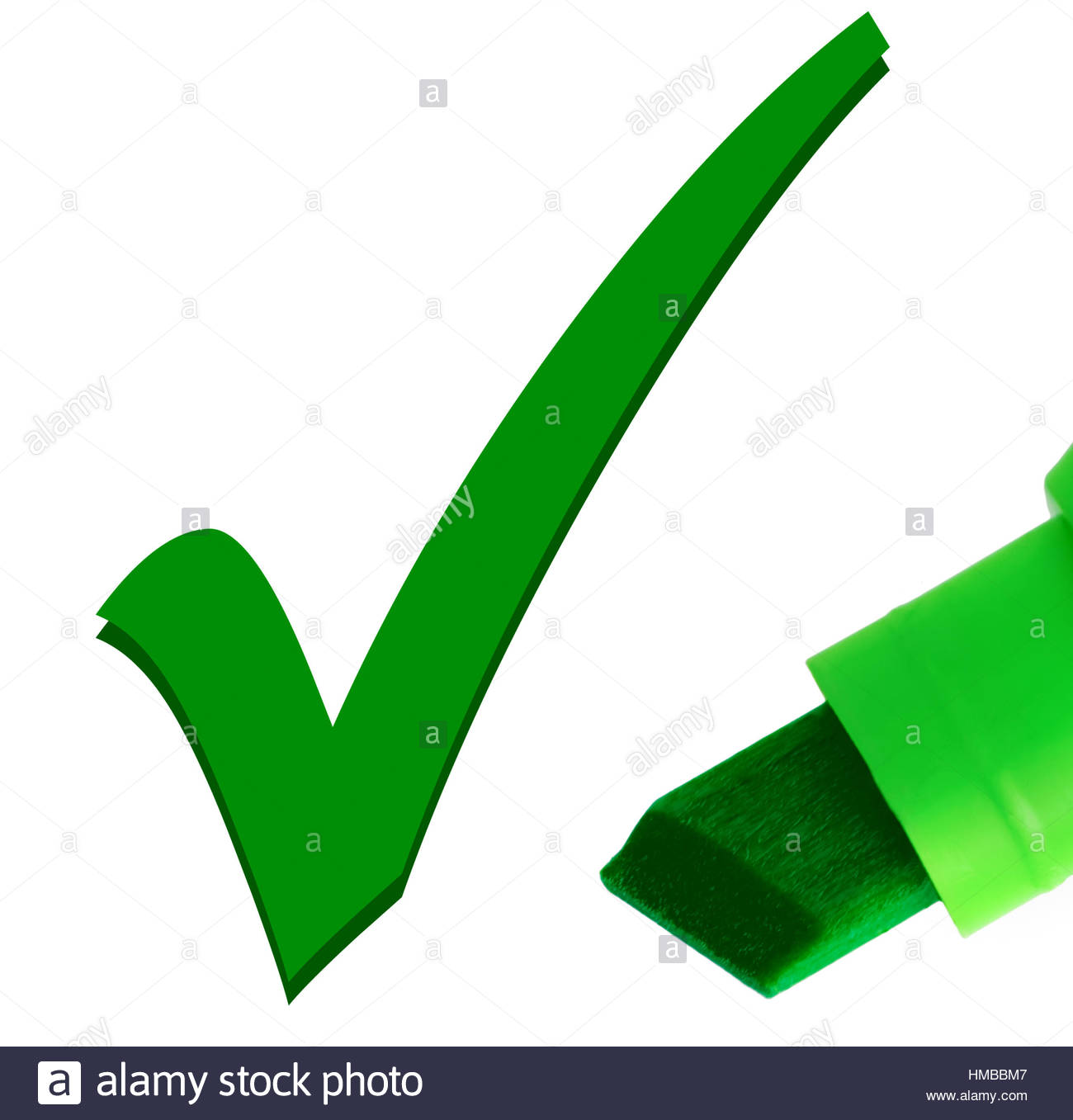 1300x1357 Green Tick Or Check Mark Isolated On White Background Stock Photo
