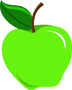 240x300 Green Apple Clip Art