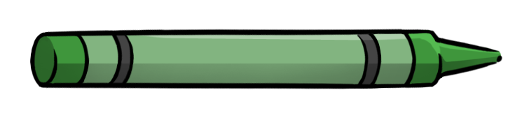 735x172 Crayon Clipart One