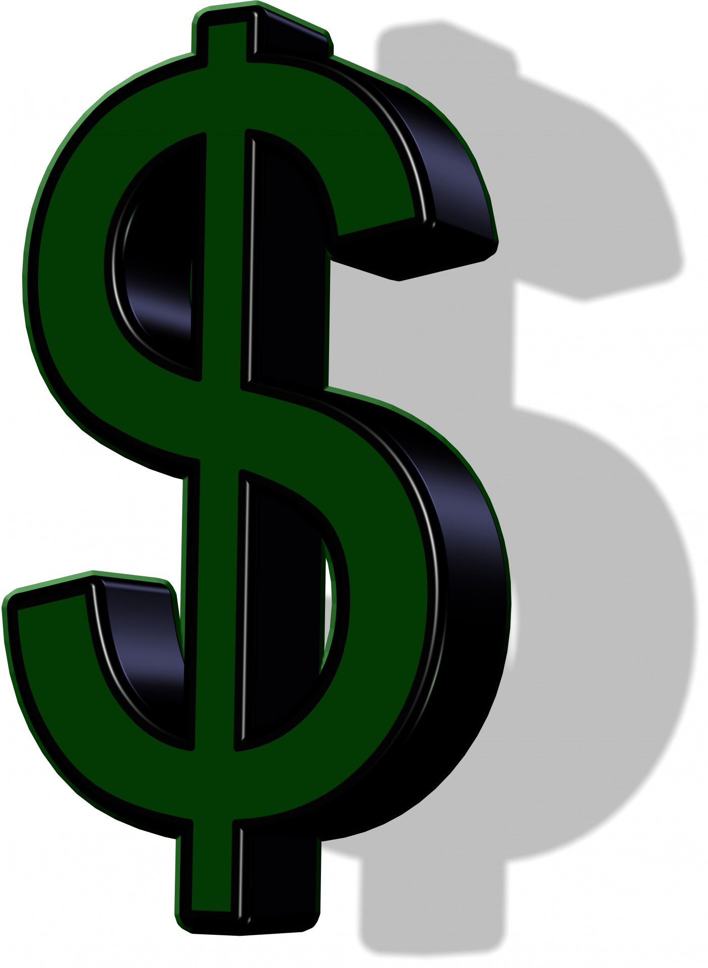 1405x1920 Black Green Dollar Sign Free Stock Photo
