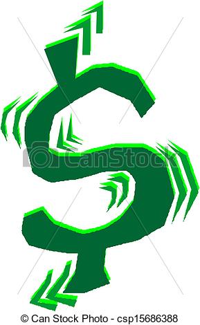 289x470 Dollar Sign Line Clipart