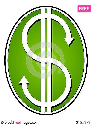 366x500 Green Dollar Signs Cash Money