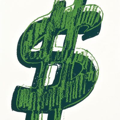 400x400 Dollar Sign (4) By Andy Warhol
