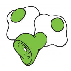 250x250 Dr. Green Eggs And Ham Paper Cut Outs, Eu 841543