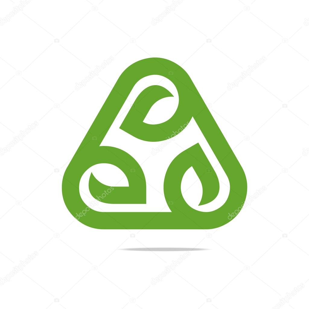 1024x1024 Logo Design Go Green Garden Plants Circle Icon Symbol Abstract