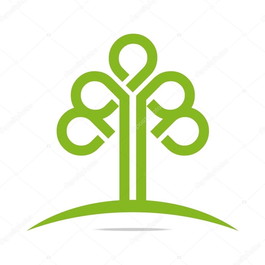 1024x1024 Logo Go Green Leaf Greening Symbol Icon Vector Stock Vector