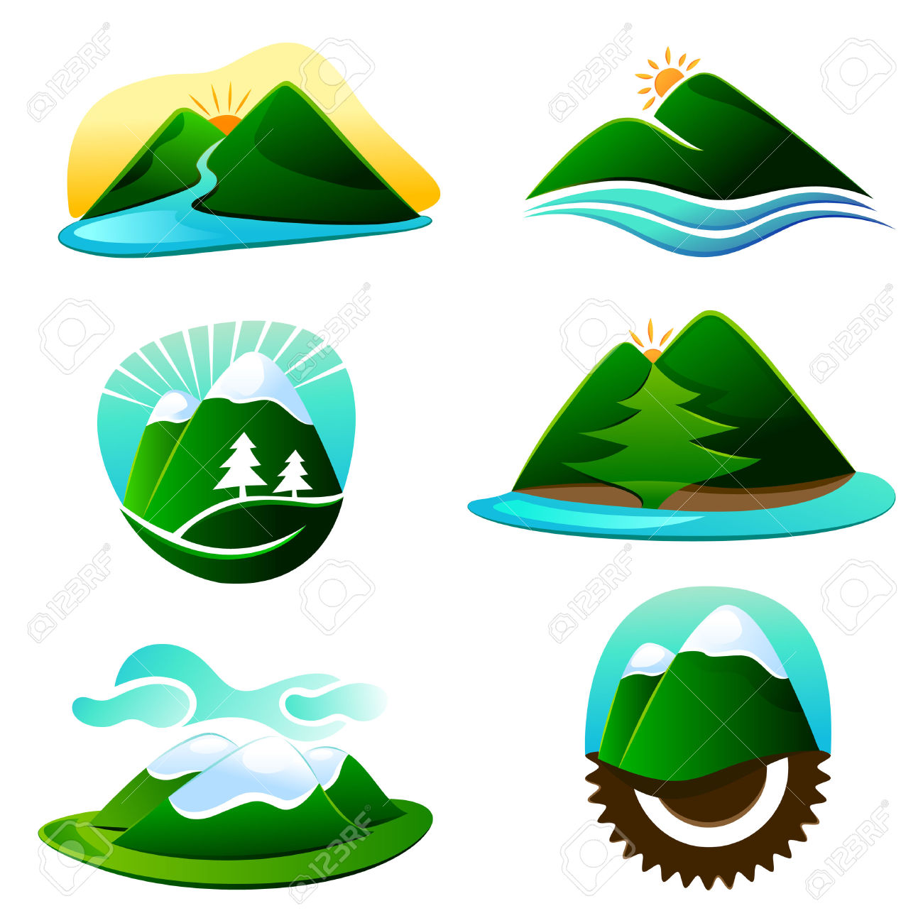 1300x1300 Mountain Clipart Adventurous