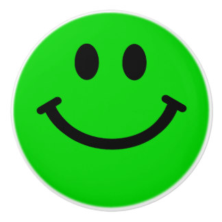 324x324 Happy Smiley Face Knobs And Pulls Zazzle