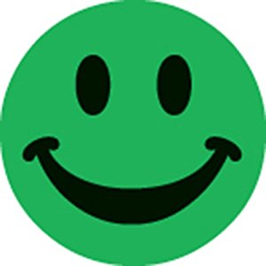 300x300 Adhesive Label 16389c Teacher Smiley Face School