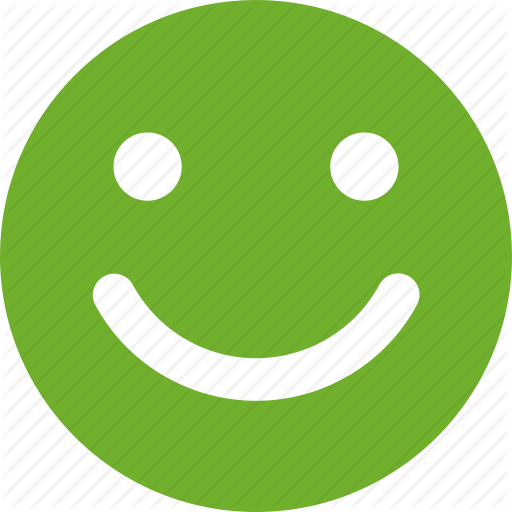 512x512 Cheerful, Face, Green, Happy, Like, Smile, Smiley Icon Icon