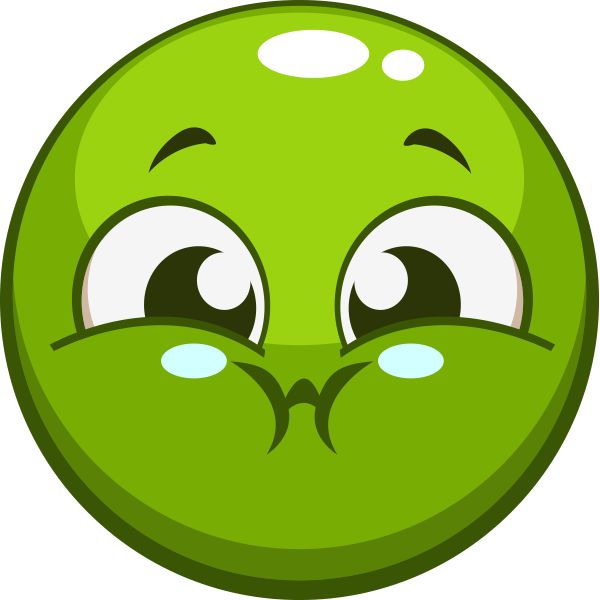 Green Smiley Face Clipart