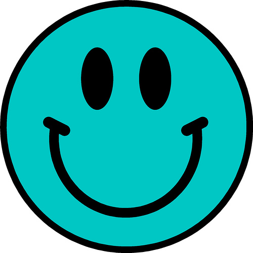 500x500 Blue Smiley Face Clip Art Cliparts
