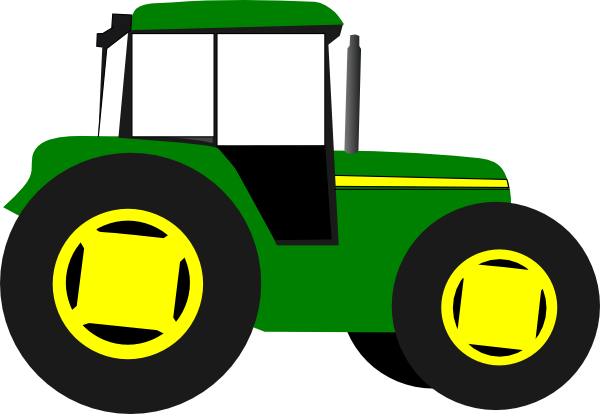 600x414 Tractor Empty Cab Clip Art