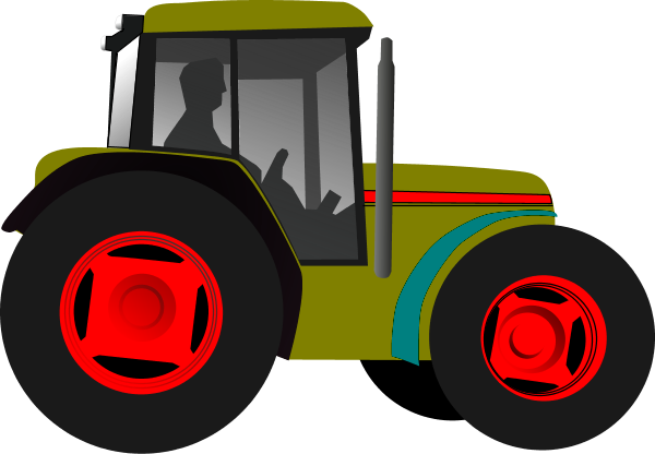 Green Tractor Clipart | Free download on ClipArtMag