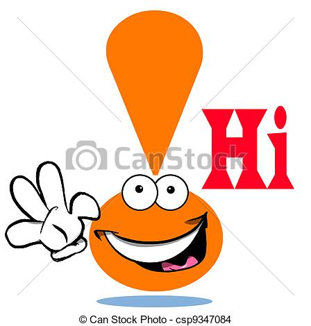 448x470 Hello! Clipart Greeter