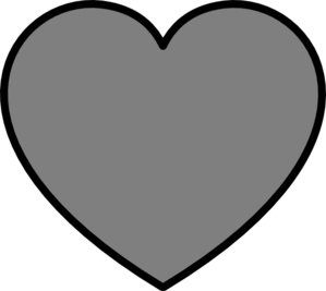 299x267 Dark Heart Cliparts